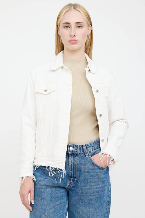 Rag & Bone Distressed Denim Jacket
