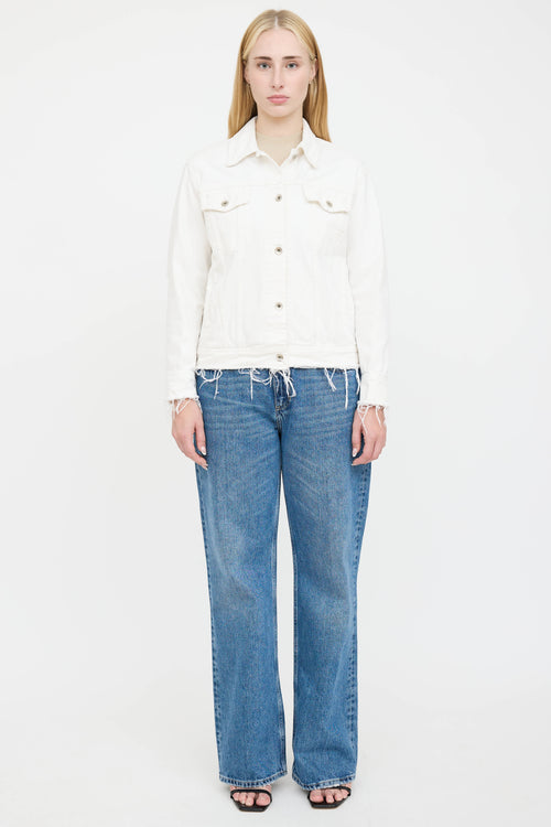 Rag & Bone Distressed Denim Jacket