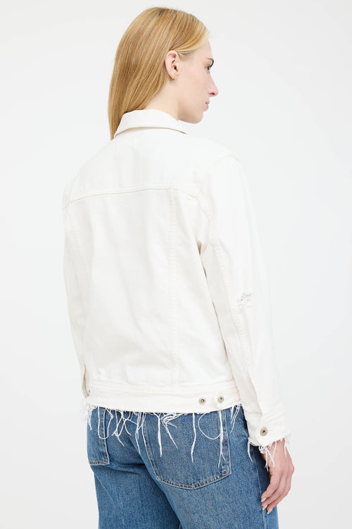 Rag & Bone Distressed Denim Jacket