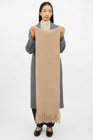 Rag & Bone Brown Wool Scarf