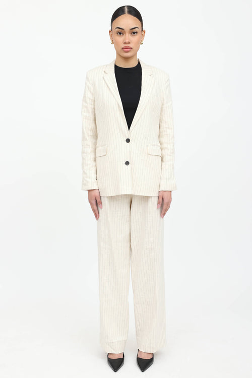 Pinstripe Blazer Co-Ord Set