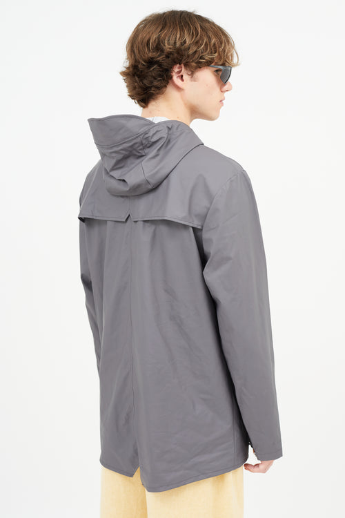 Rains Grey Waterproof Jacket