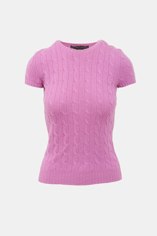 Ralph Lauren Cashmere Cable Knit Sweater