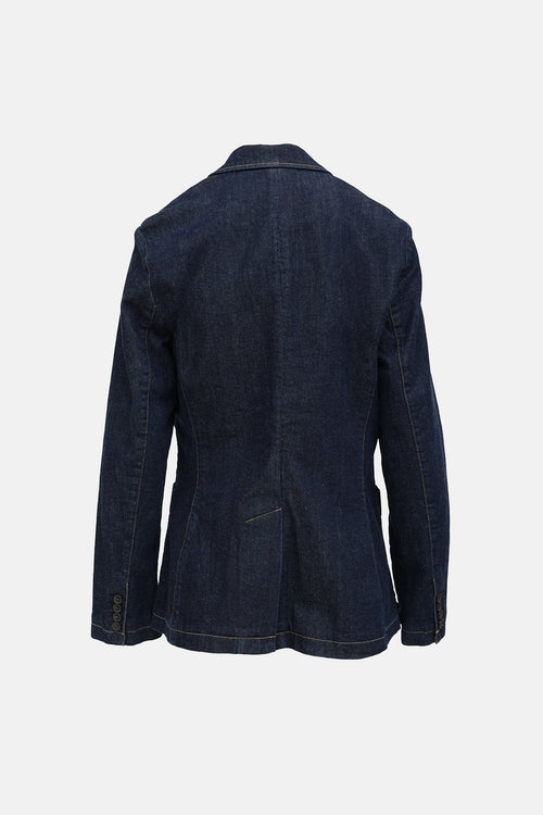 Ralph Lauren Dark Wash Denim Blazer