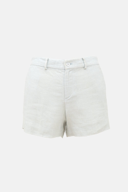 Ralph Lauren Metallic Linen Shorts