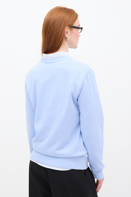 Ralph Lauren Polo Light Blue & Multicolour Graphic Crewneck