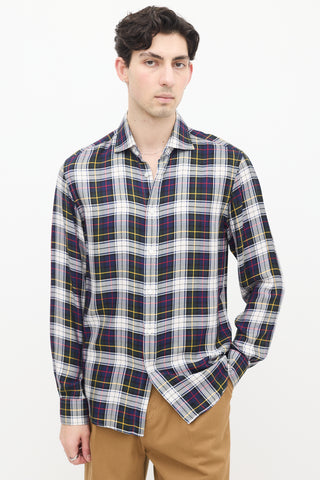 Ralph Lauren Purple Label Multicolour Plaid Shirt