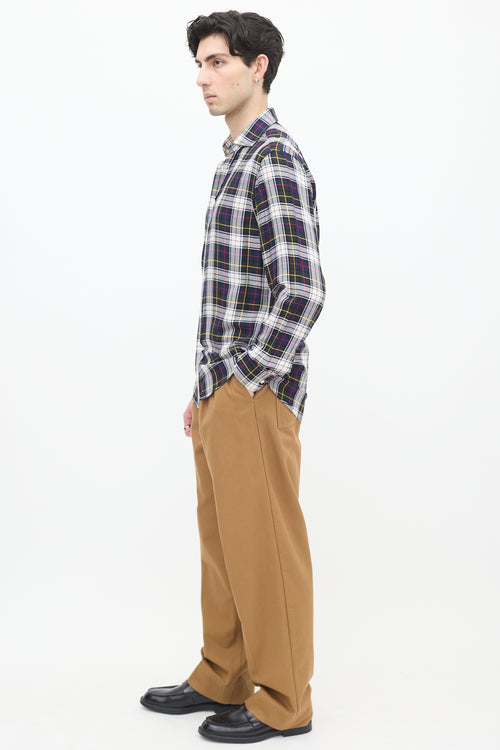 Ralph Lauren Purple Label Multicolour Plaid Shirt