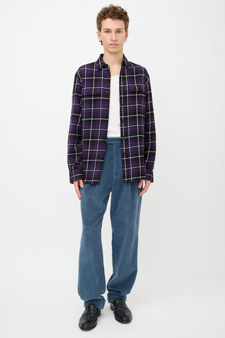 Ralph Lauren Purple Label Plaid Shirt