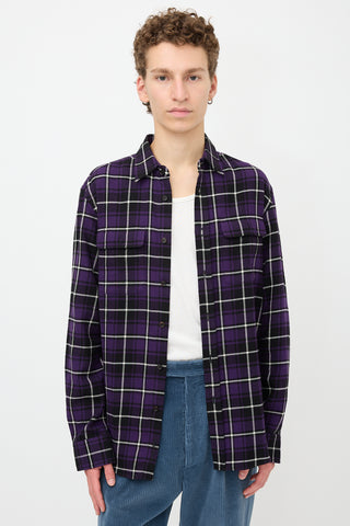 Ralph Lauren Purple Label Plaid Shirt