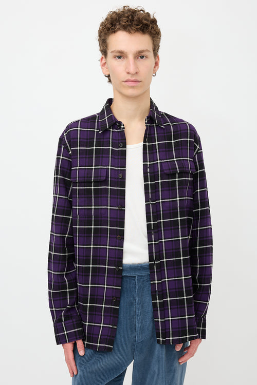 Ralph Lauren Purple Label Plaid Shirt