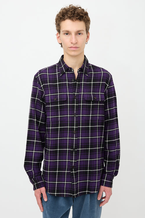 Ralph Lauren Purple Label Plaid Shirt