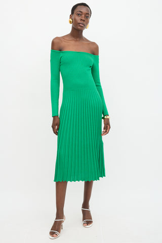 Ralph Lauren Silk Rib Knit Dress