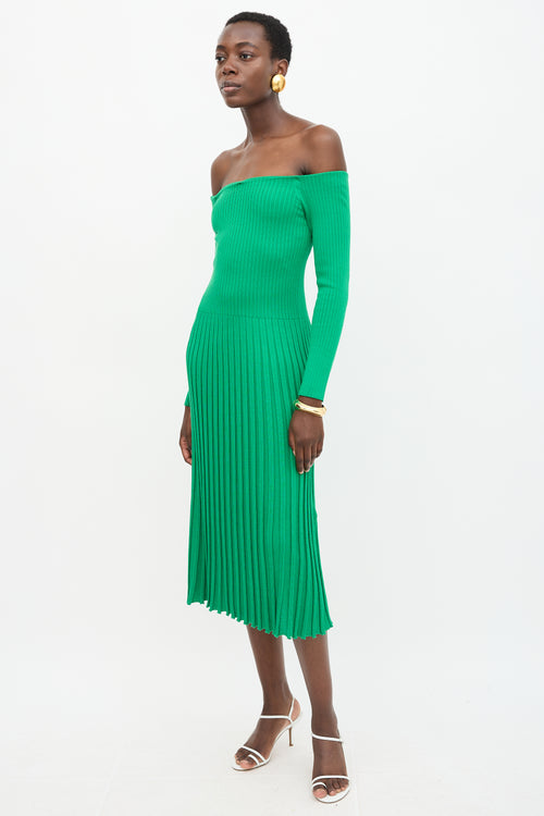 Ralph Lauren Silk Rib Knit Dress