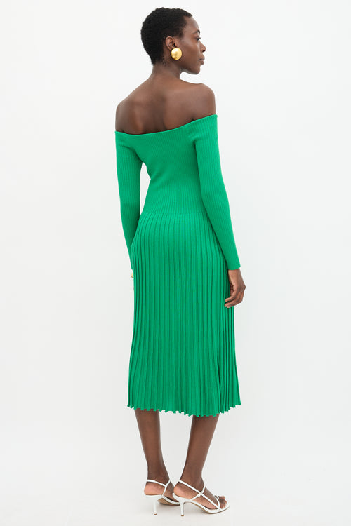 Ralph Lauren Silk Rib Knit Dress