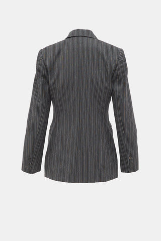 Ralph Lauren Wool Striped Blazer