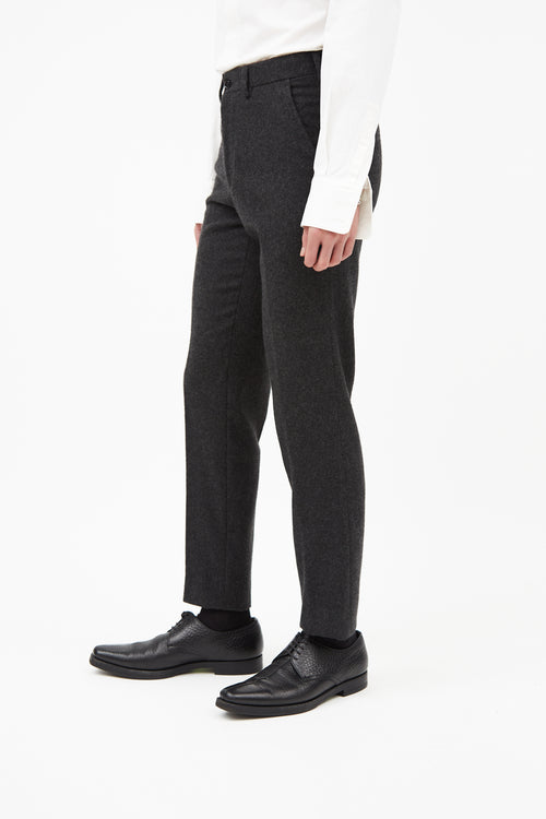 Ralph Lauren Grey Wool Cashmere Trouser