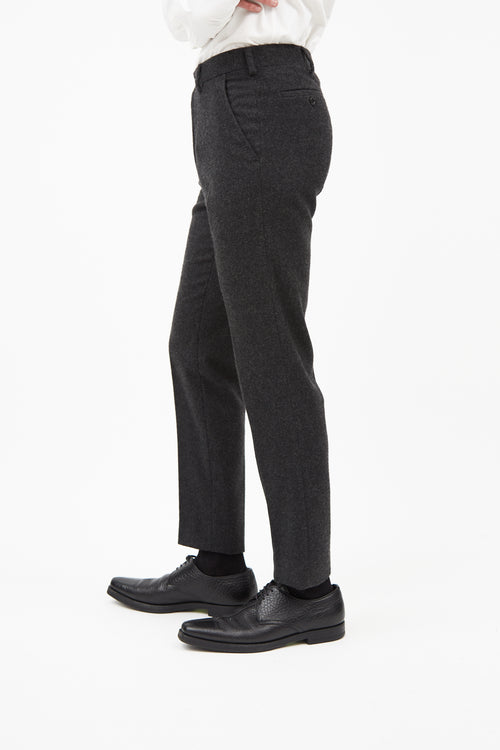 Ralph Lauren Grey Wool Cashmere Trouser