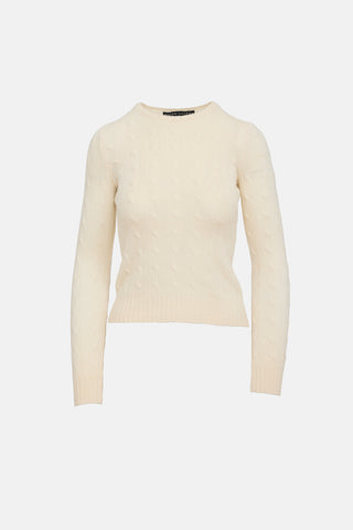 Ralph Lauren Cashmere Cable Knit Sweater