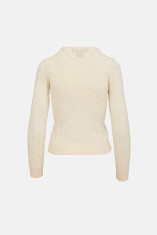 Ralph Lauren Cashmere Cable Knit Sweater