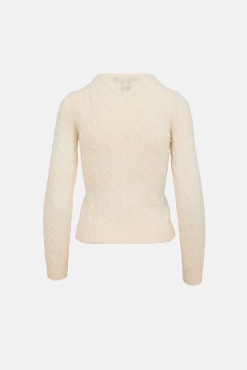 Ralph Lauren Cashmere Cable Knit Sweater