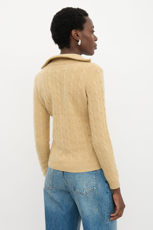 Ralph Lauren Cashmere Cable Knit Sweater