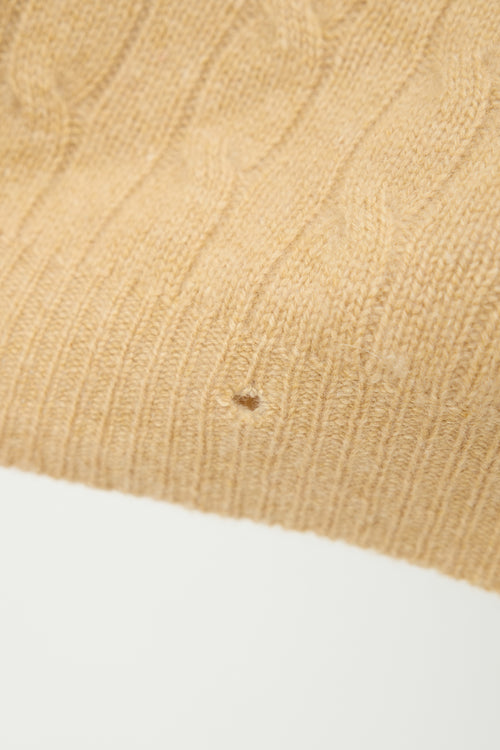 Ralph Lauren Cashmere Cable Knit Sweater