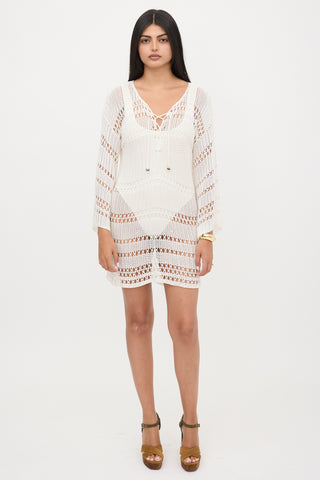 Ralph Lauren Crochet Mini Dress