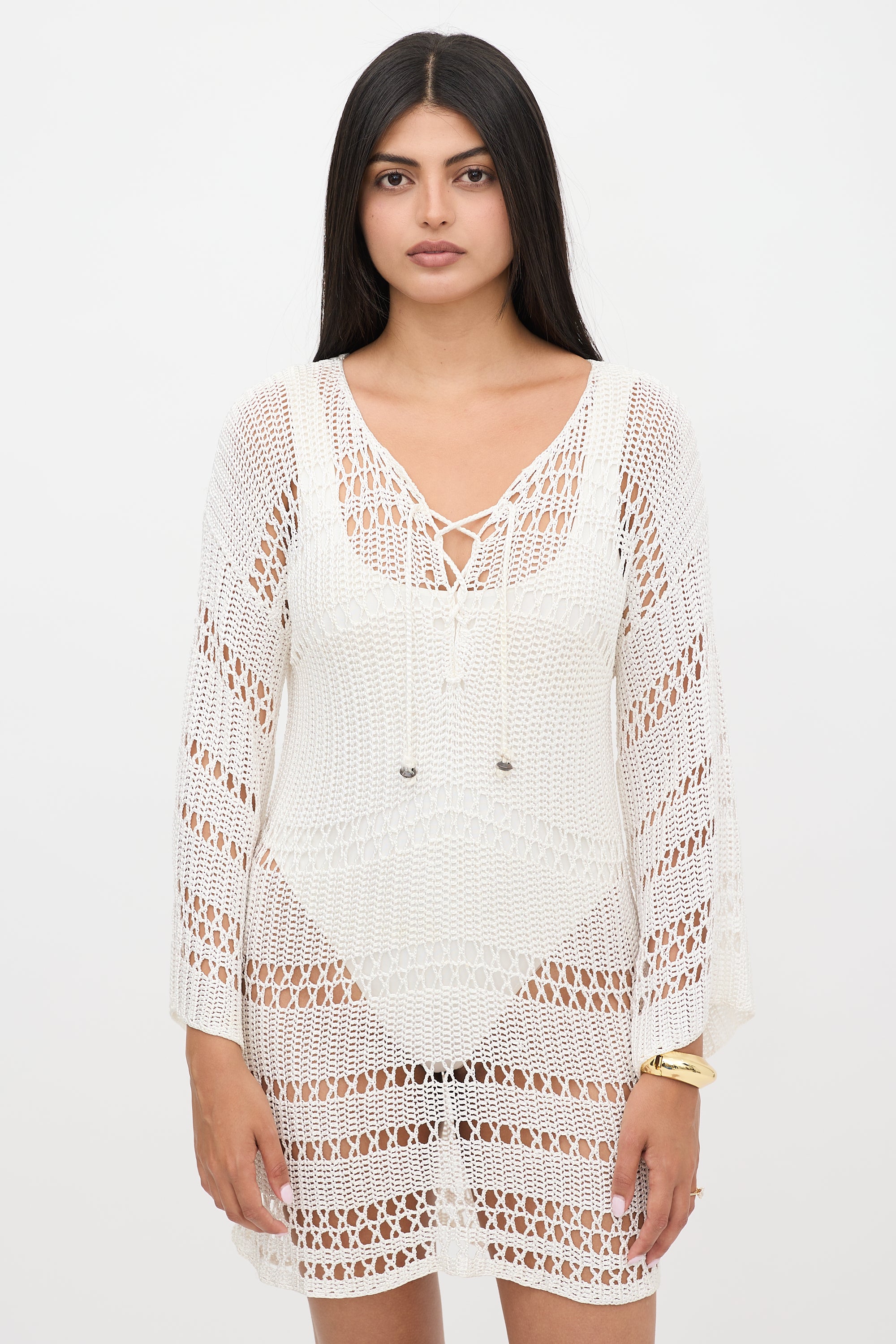 Ralph Lauren // Crochet Mini Dress – VSP Consignment