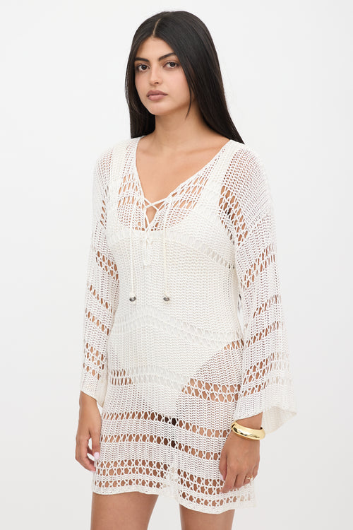 Ralph Lauren Crochet Mini Dress