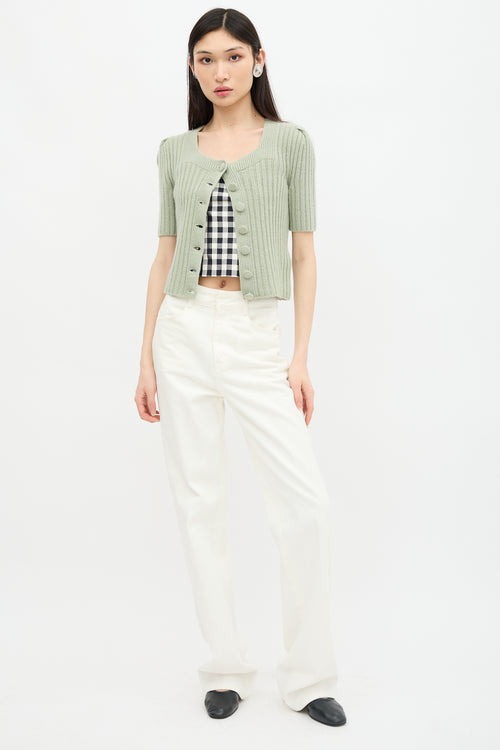 Linen & Cashmere Knit Shirt