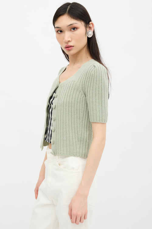 Linen & Cashmere Knit Shirt
