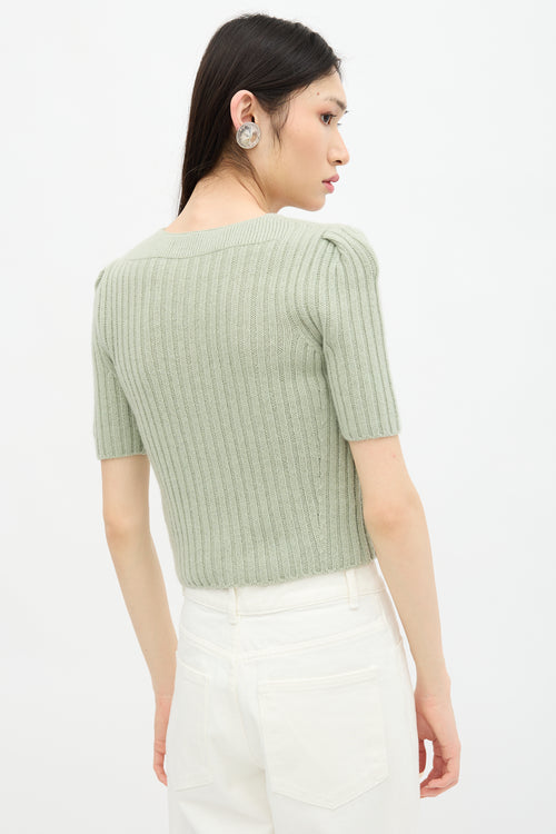 Linen & Cashmere Knit Shirt