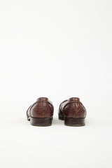 Ralph Lauren Embossed Leather Loafer