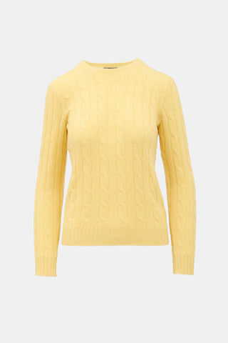 Polo Cashmere Cable Sweater