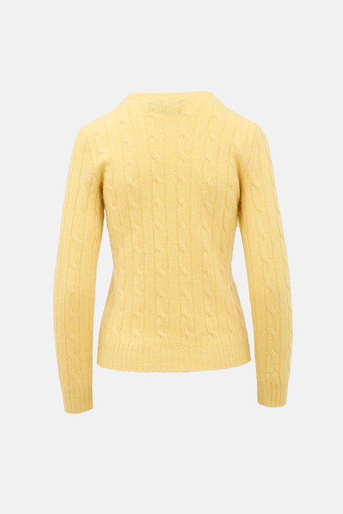 Polo Cashmere Cable Sweater