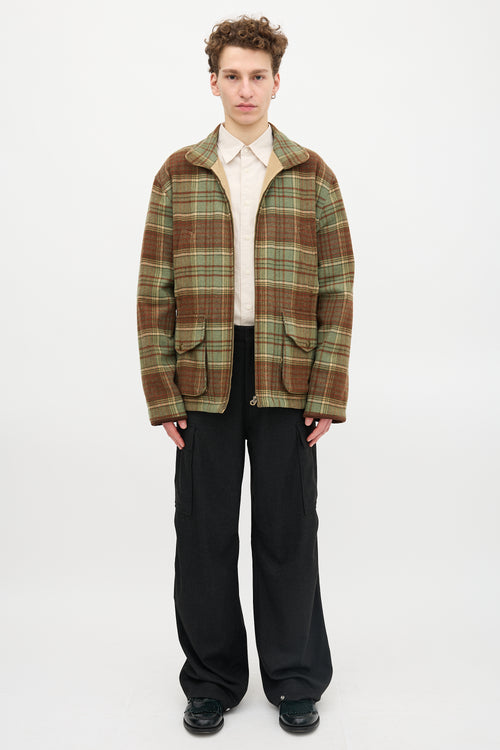 Ralph Lauren Polo Wool & Canvas Reversible Jacket