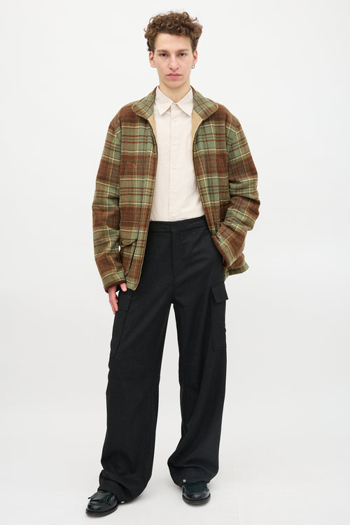 Ralph Lauren Polo Wool & Canvas Reversible Jacket