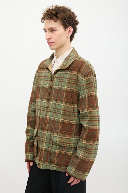 Ralph Lauren Polo Wool & Canvas Reversible Jacket