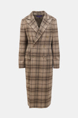 Ralph Lauren Purple Label Wool Checked Coat