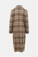 Ralph Lauren Purple Label Wool Checked Coat