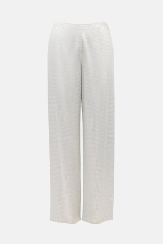 Ralph Lauren Satin Crystal Embellished Pant