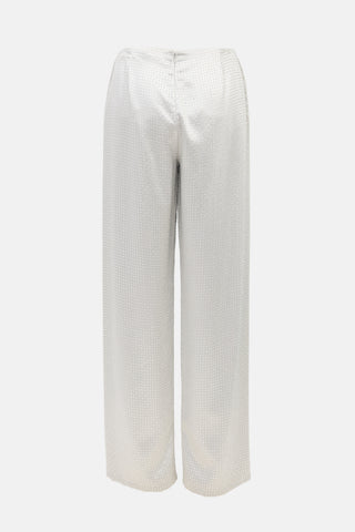 Ralph Lauren Satin Crystal Embellished Pant