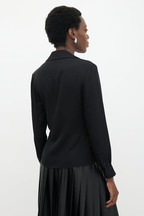 Ralph Lauren Silk Wrap Blouse