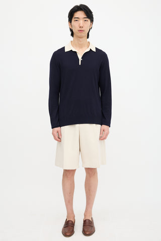 Wool Polo Sweater