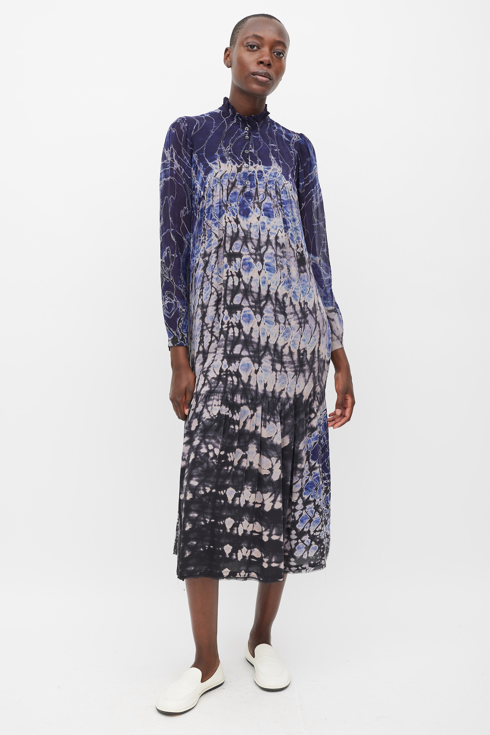 raquel allegra silk dress RAQUEL ALLEGRA | Silk Print Victoria Dress