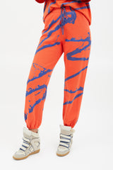 Raquel Allegra Red & Blue Splatter Print Co-Ord Set