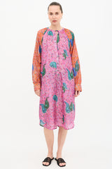 Raquel Allegra Silk Printed Dress