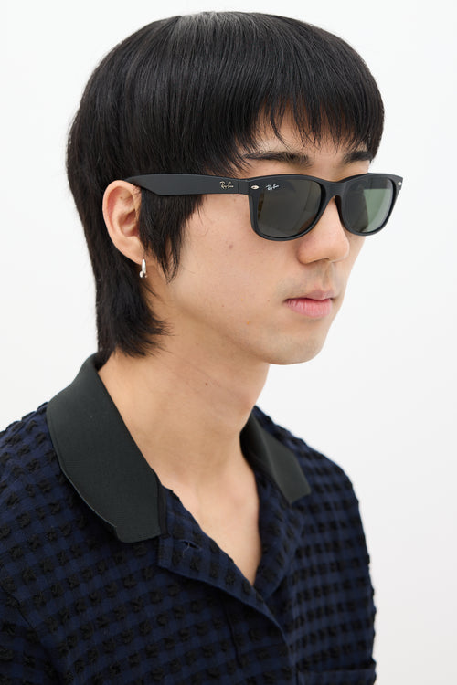 Ray-Ban Black New Wayfarer Square Sunglasses