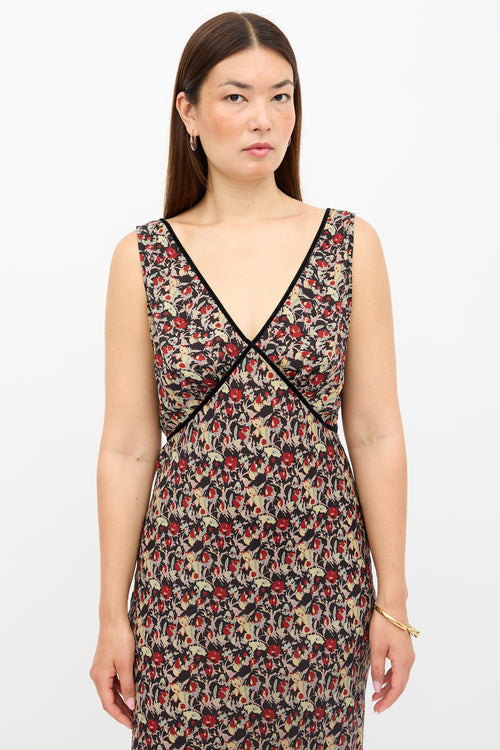 Réalisation Par Silk Floral Stephanie Dress